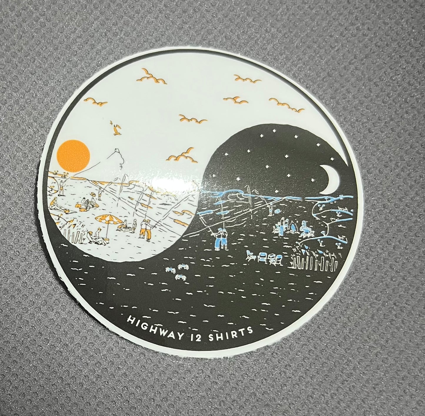 Day & Night sticker