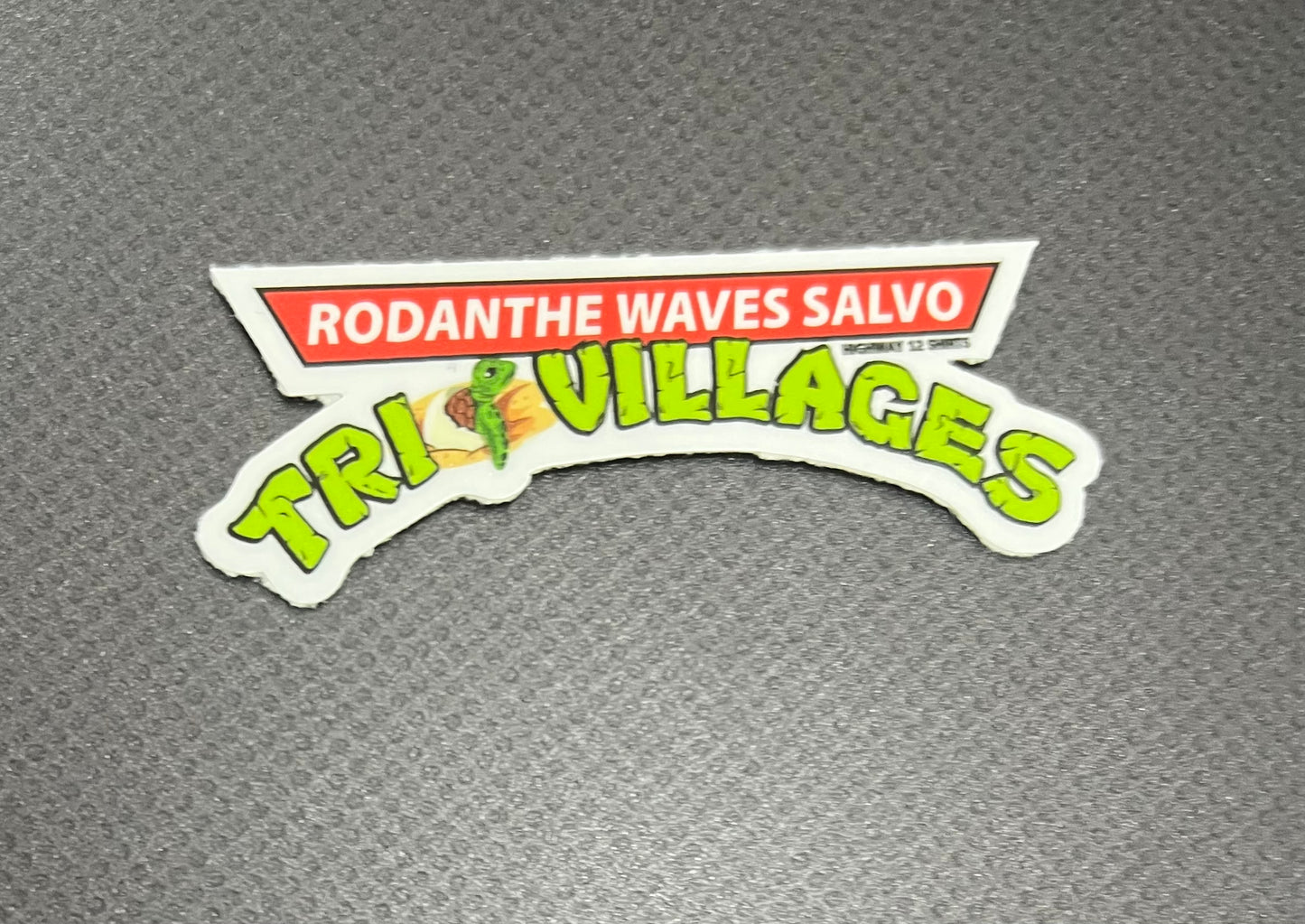 Tri Villages mini sticker