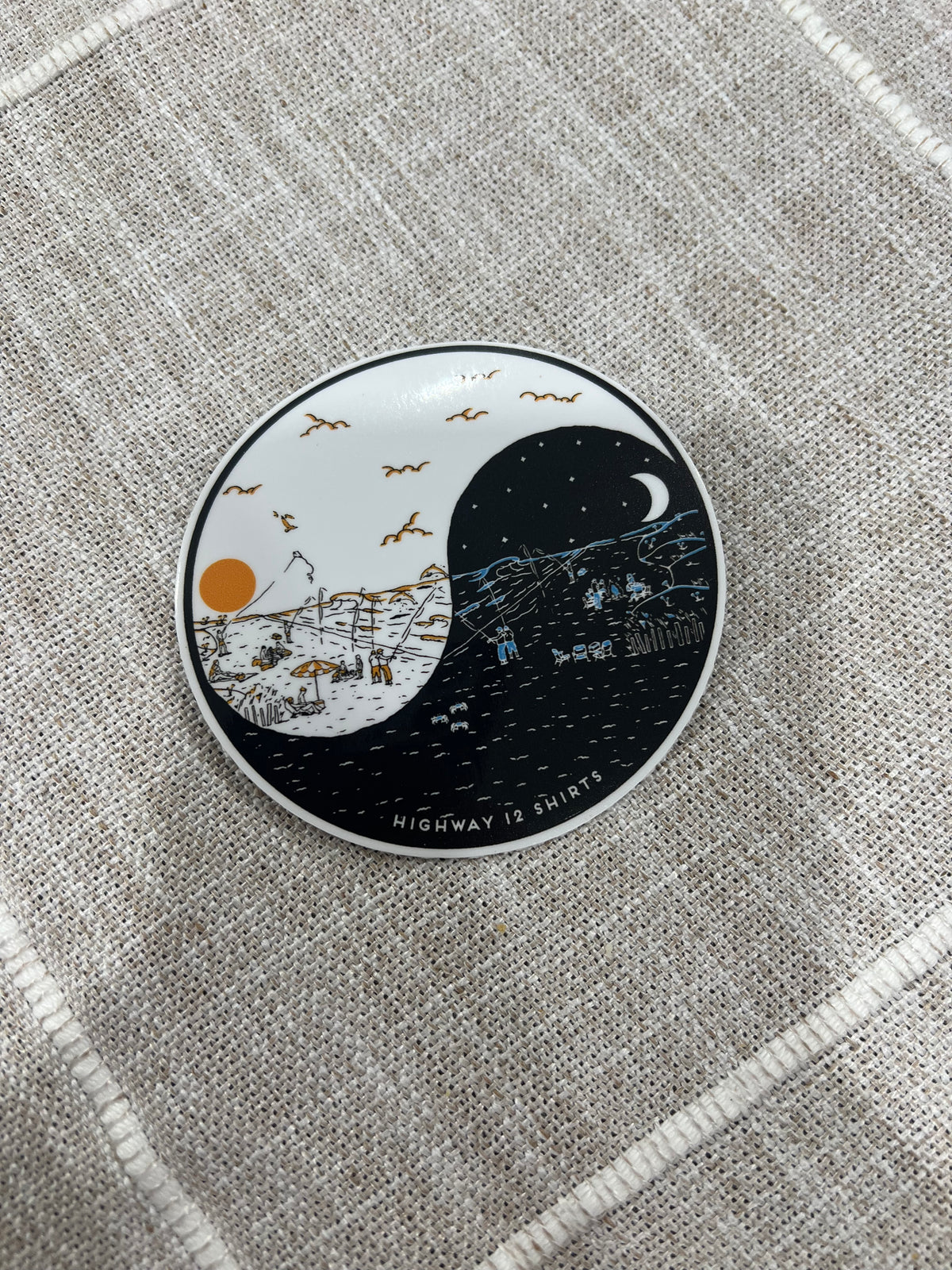 Day & Night sticker