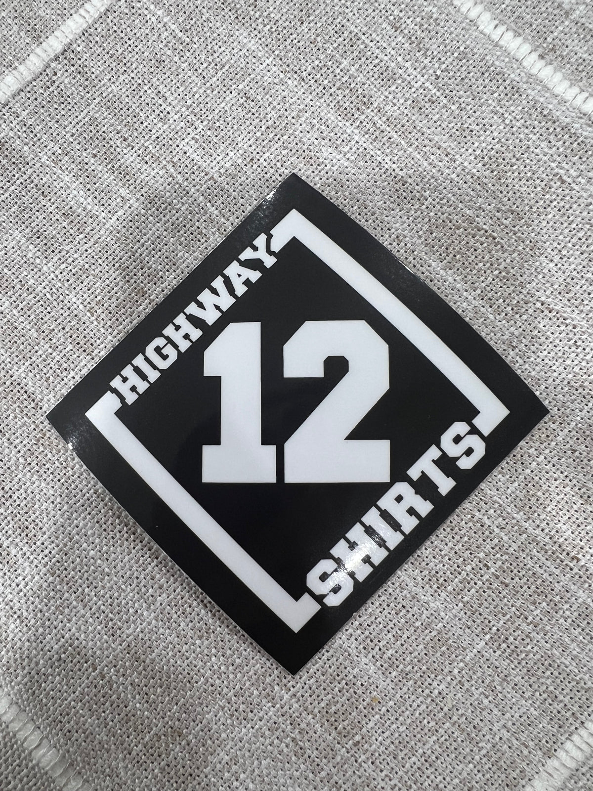Highway 12 Shirts diamond sticker