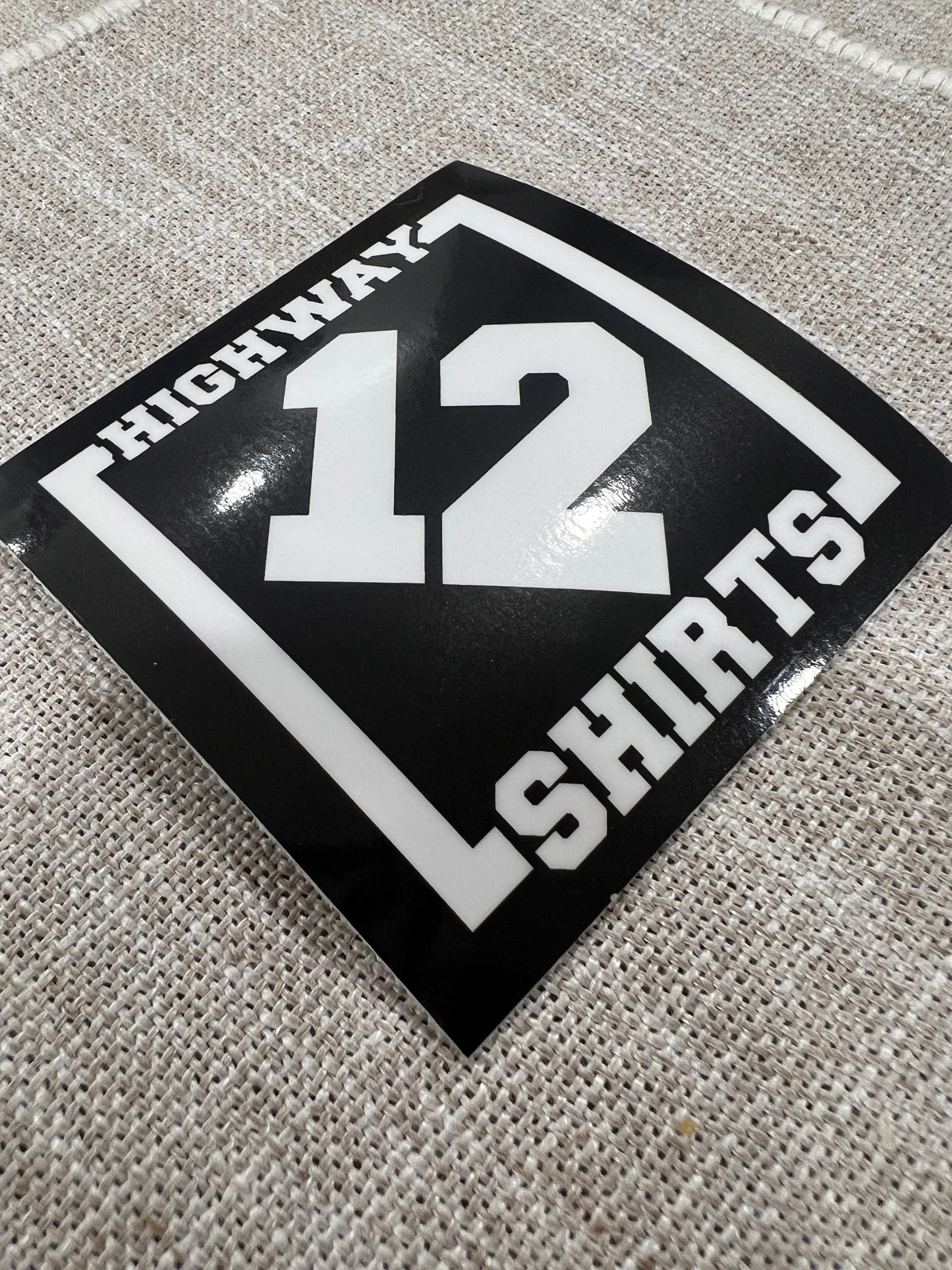 Highway 12 Shirts diamond sticker