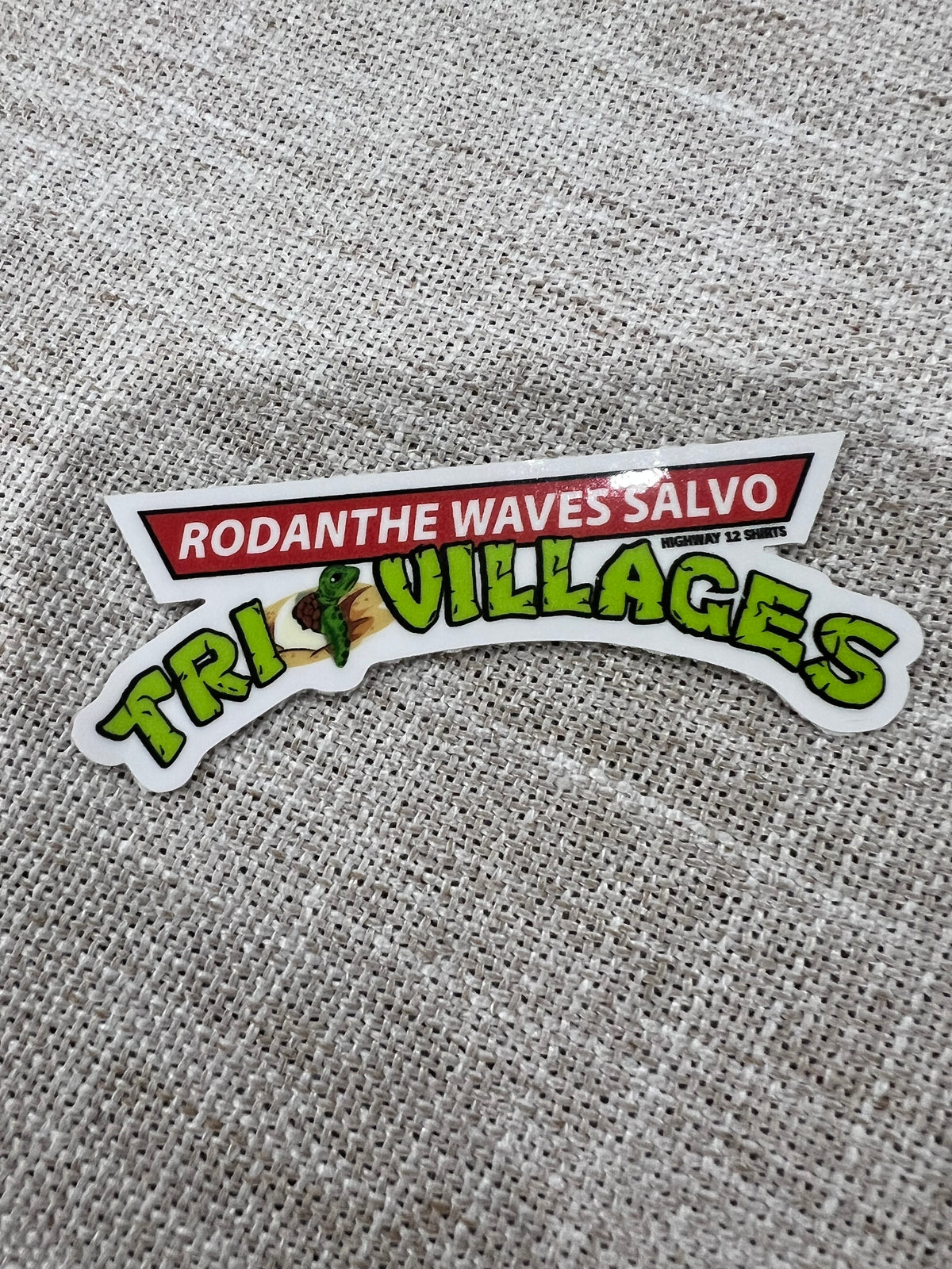 Tri Villages mini sticker