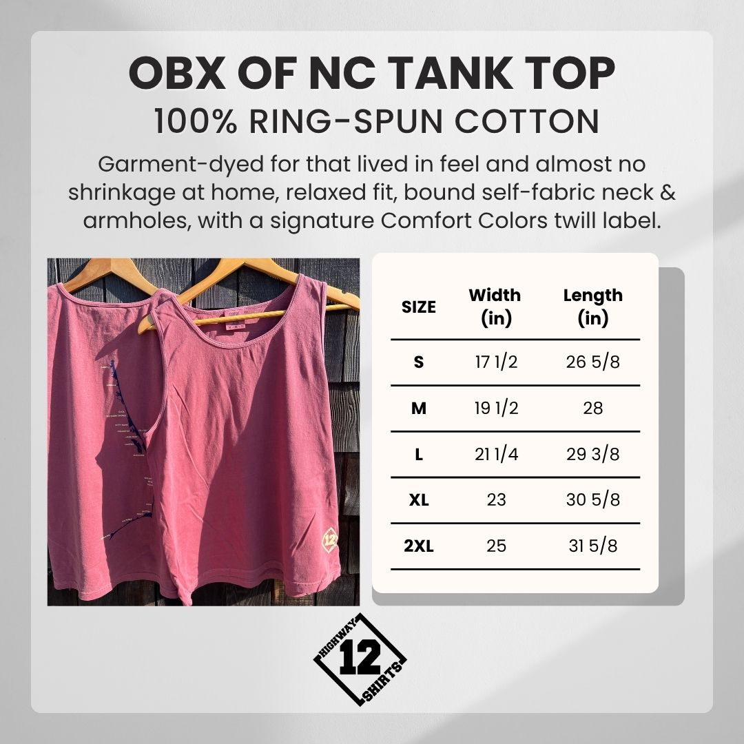 OBX of NC tank top