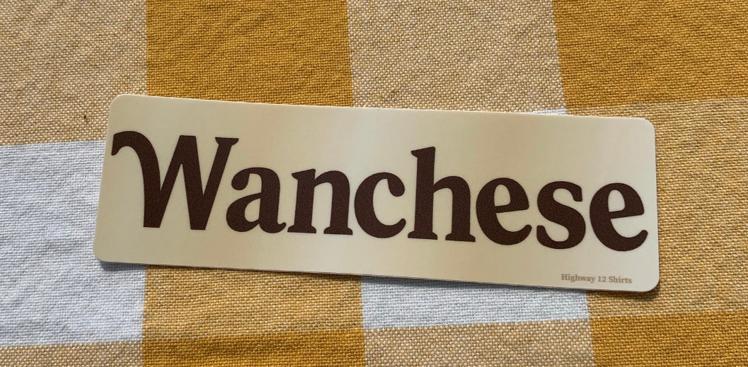 Wanchese sticker - Highway12Shirts