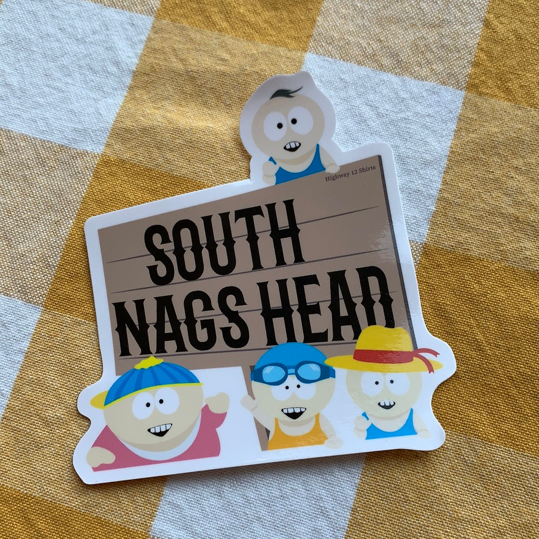 South Nags Head sticker - Highway12Shirts