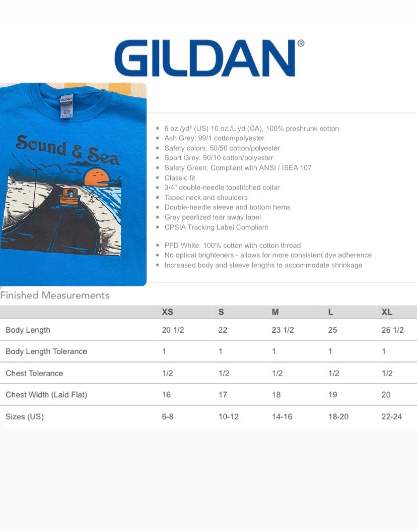 Sound & Sea youth - Highway12Shirts