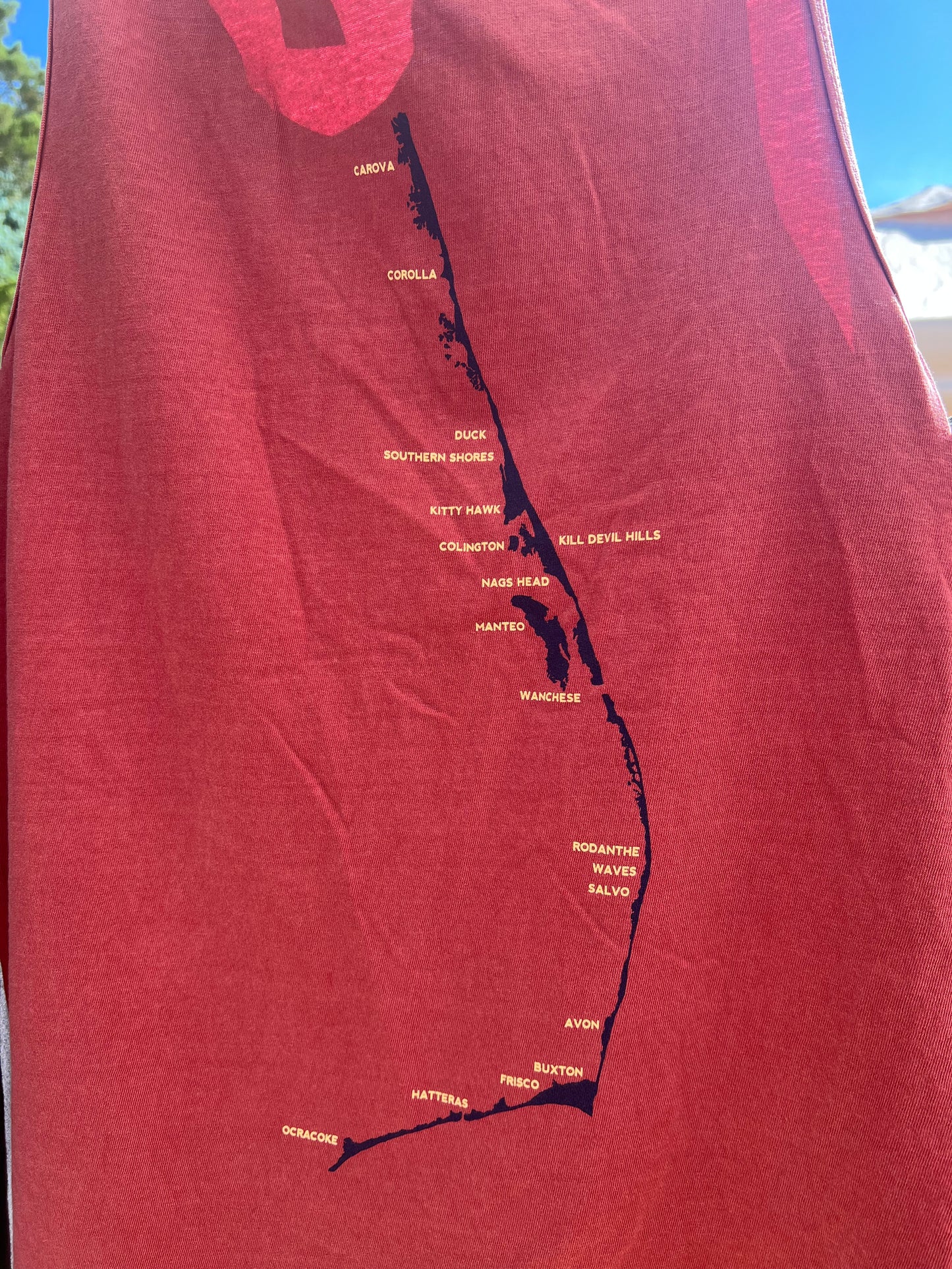OBX of NC tank top