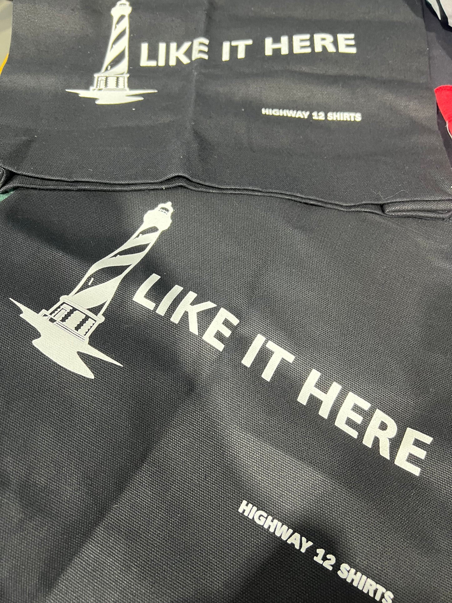 I Like it Here. tote bag