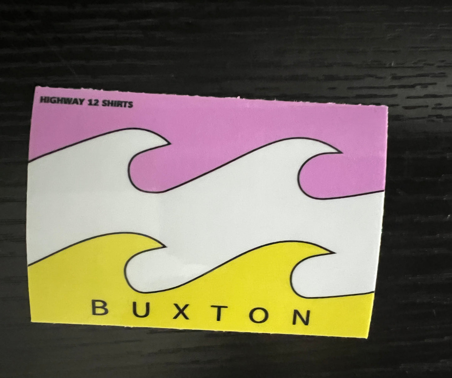 Buxton mini sticker