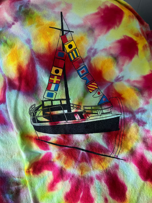 Nautical Flags tie dye