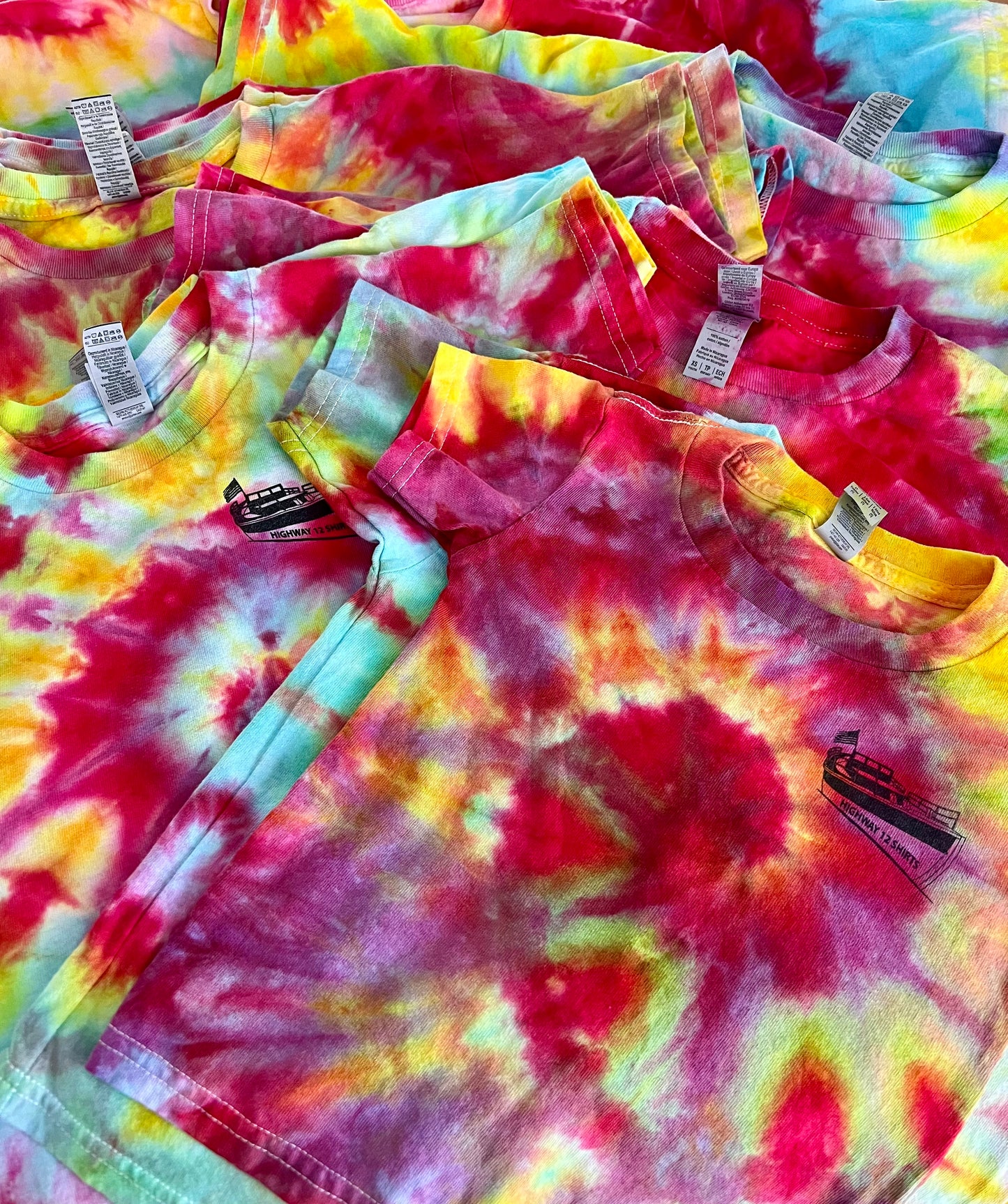 Nautical Flags tie dye