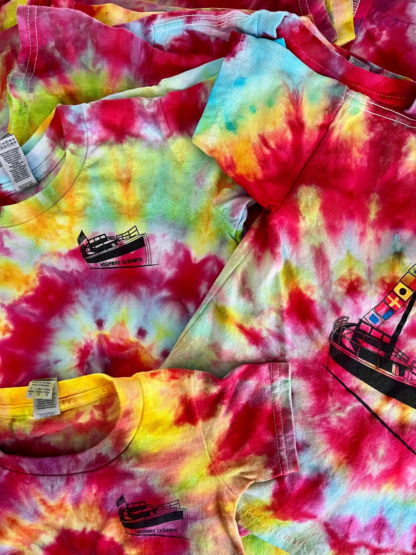 Nautical Flags tie dye