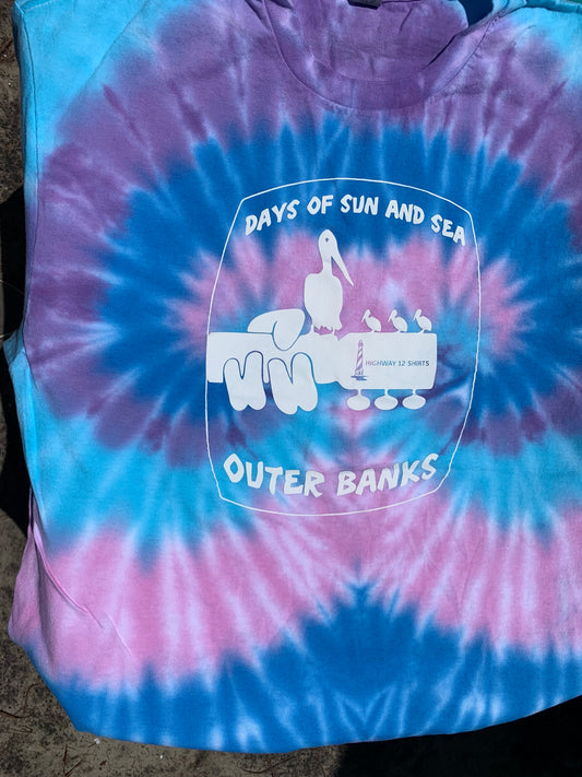 Days of Sun & Sea adult tie dye