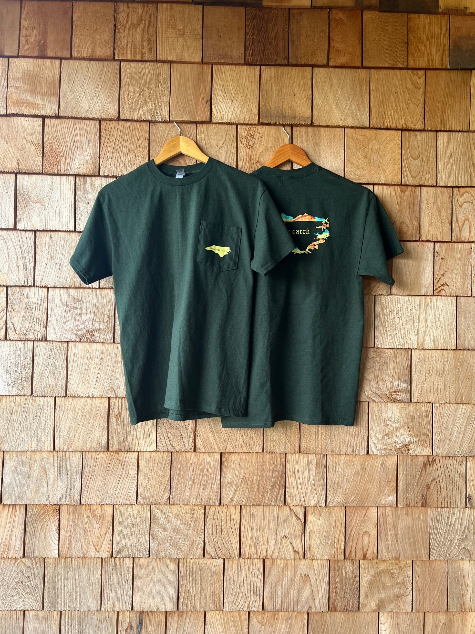 Nice Catch fishing shirt for North Carolina sport.