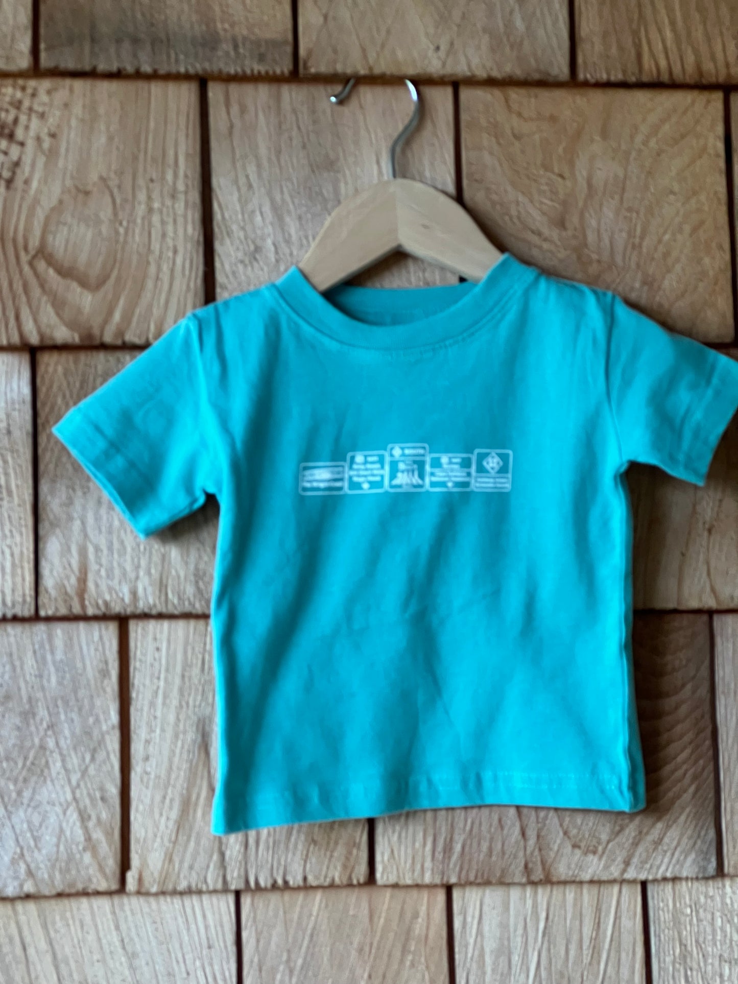 Welcome to the Outer Banks kid screen-printed design.