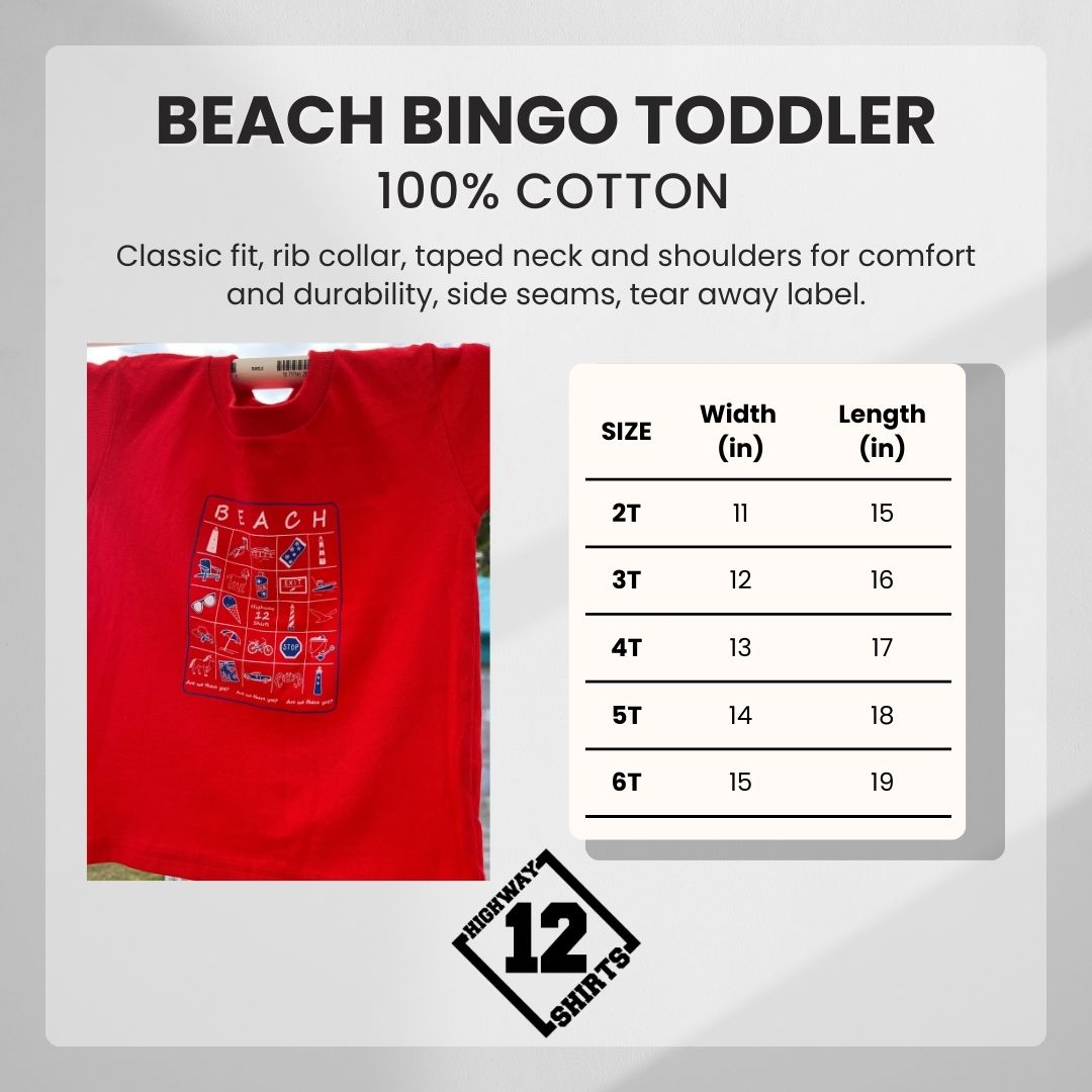 Beach Bingo Toddler