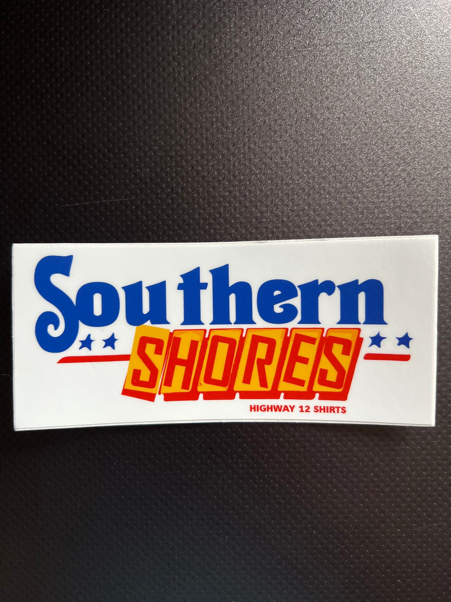 Southern Shores sticker - Highway12Shirts