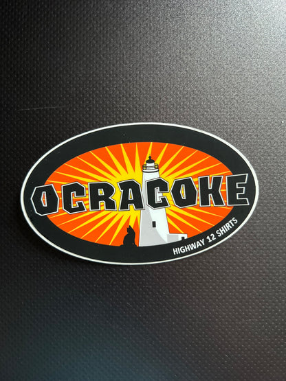 Ocracoke sticker - Highway12Shirts