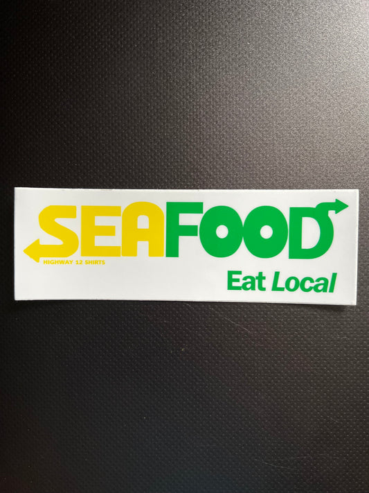 seafood sticker - Highway12Shirts