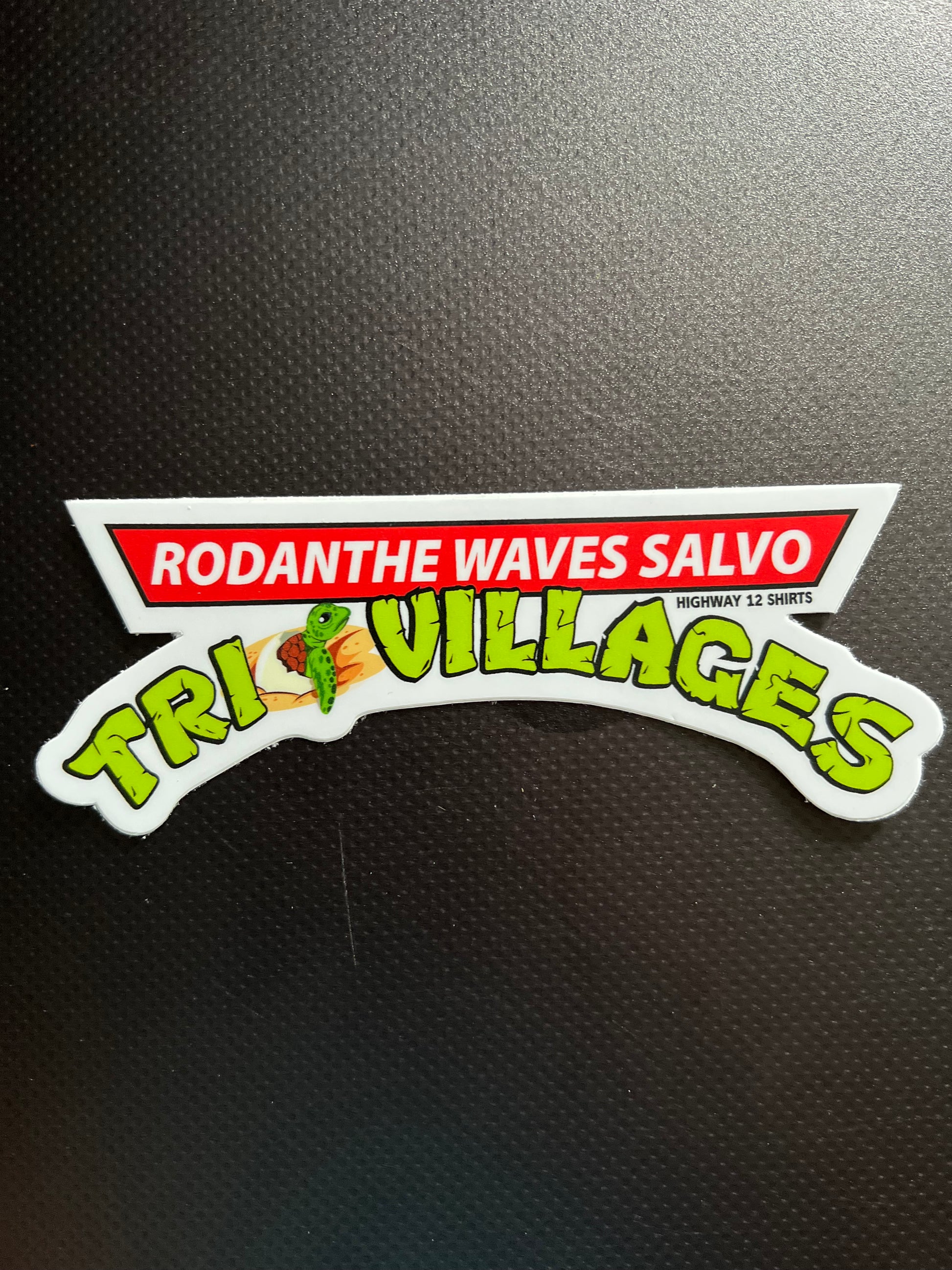 TriVillages sticker - Highway12Shirts