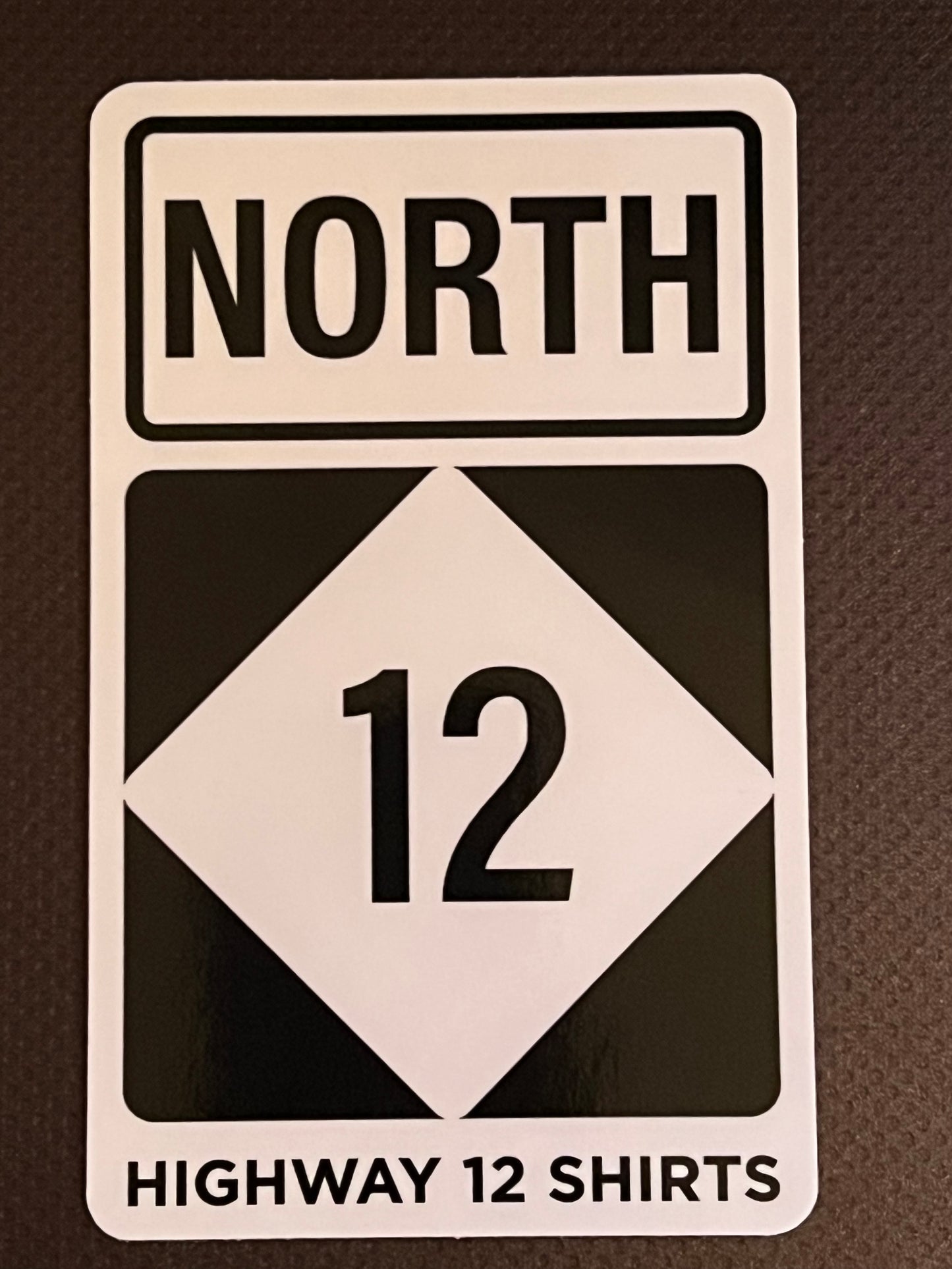 12 North sticker - Highway12Shirts