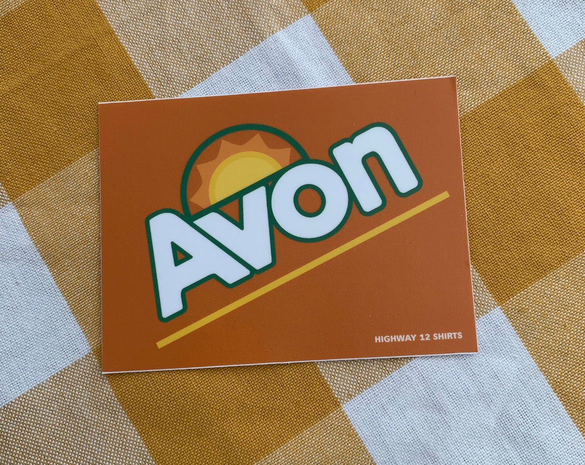 Avon sticker - Highway12Shirts