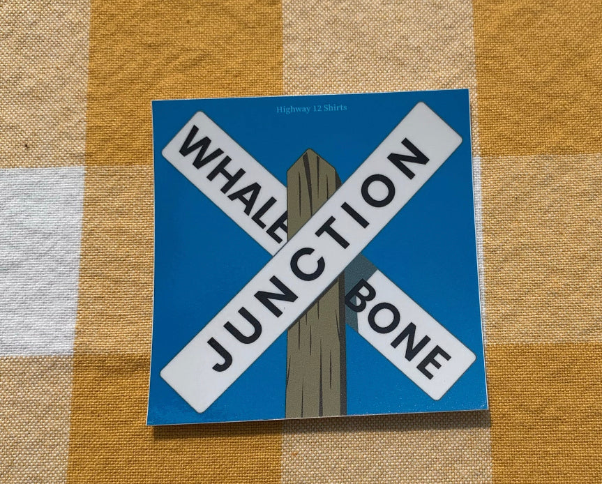 Whalebone Junction sticker - Highway12Shirts