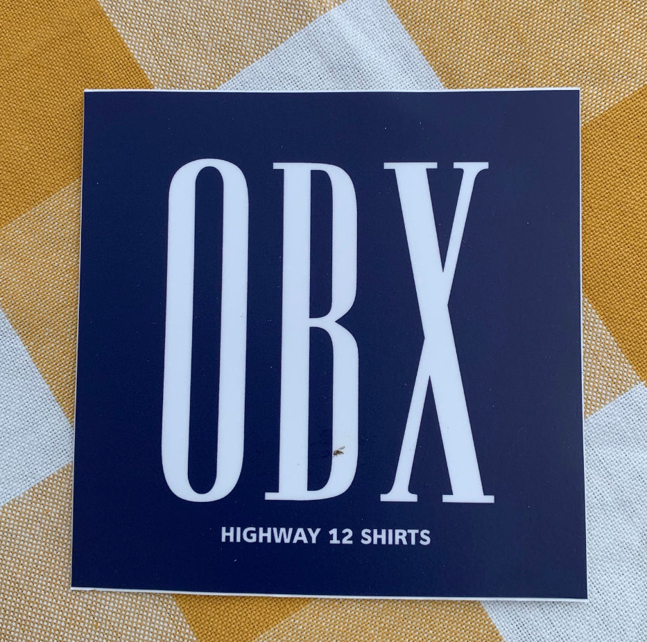 OBX sticker - Highway12Shirts