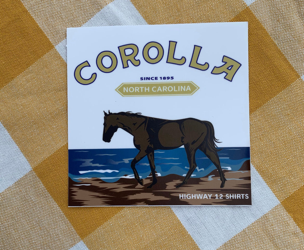 Corolla sticker - Highway12Shirts