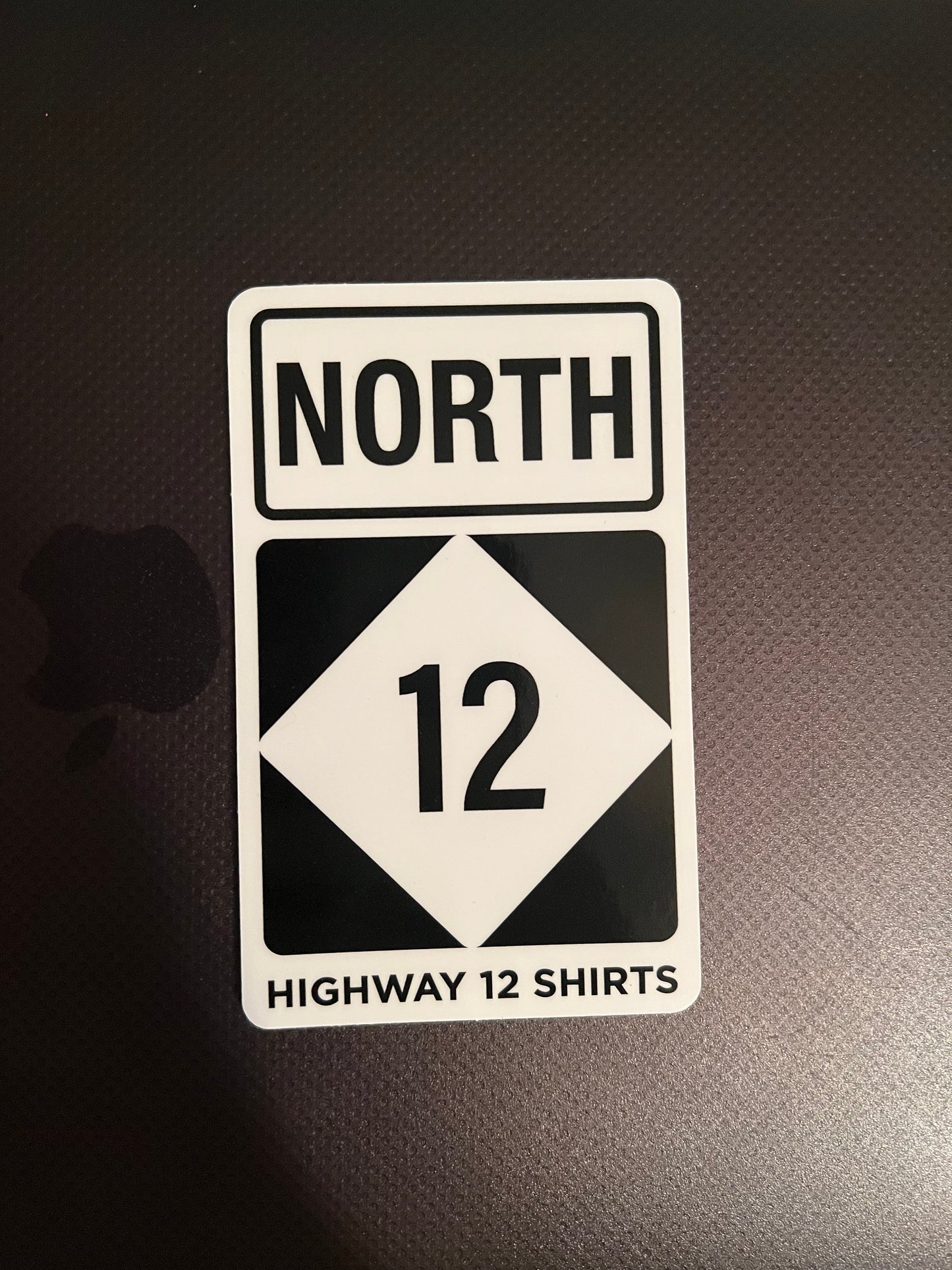 12 North sticker - Highway12Shirts